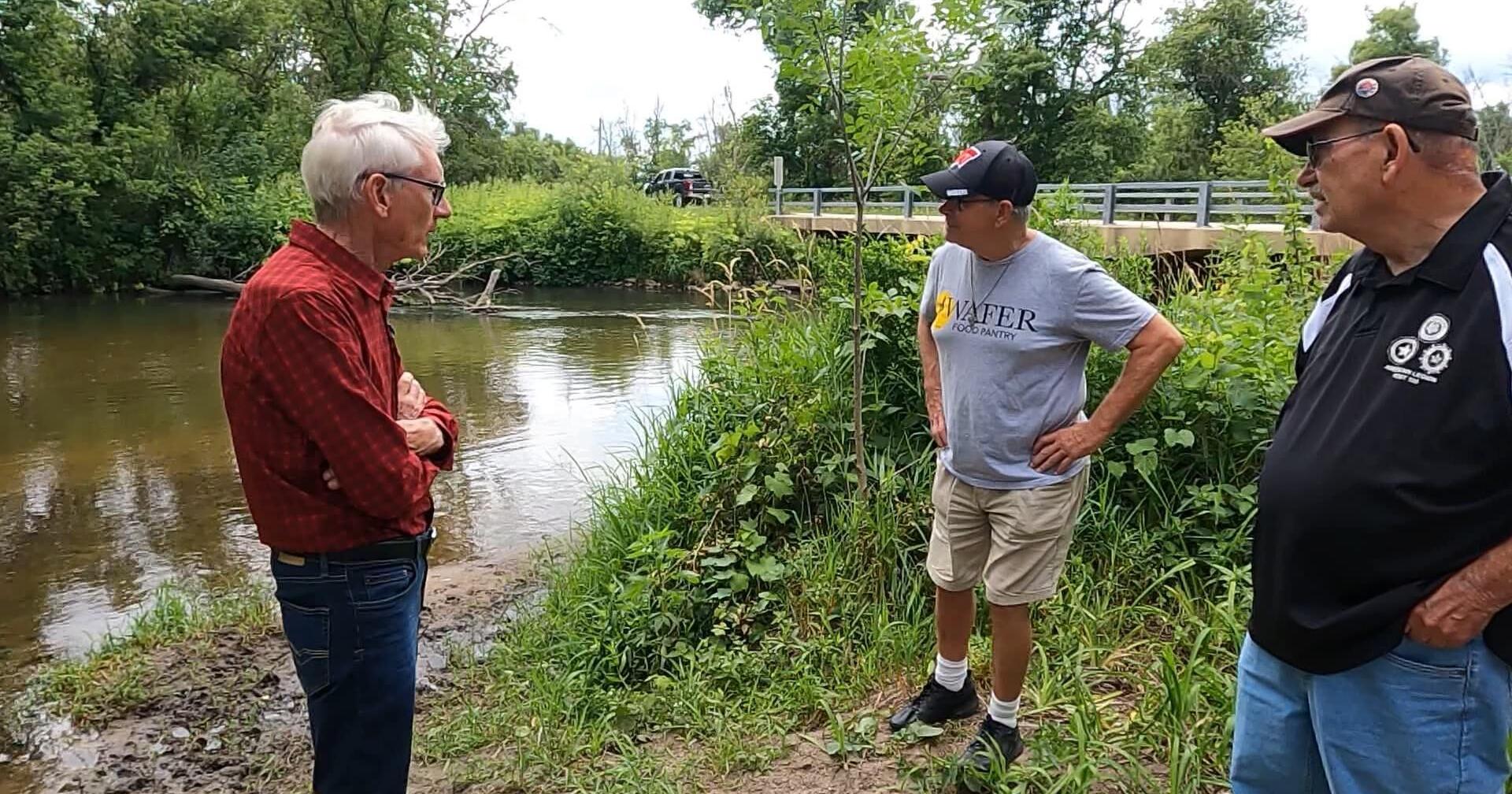 Gov. Evers stops in Sparta to discuss flood mitigation - Vimarsana News