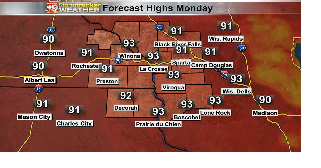Hot and Humid for your Independence Day | 19 Storm Track Weather | wxow.com