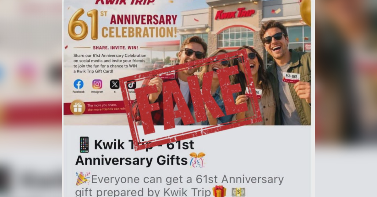 Kwik Trip warns customers about fake gift card giveaway scam circulating online