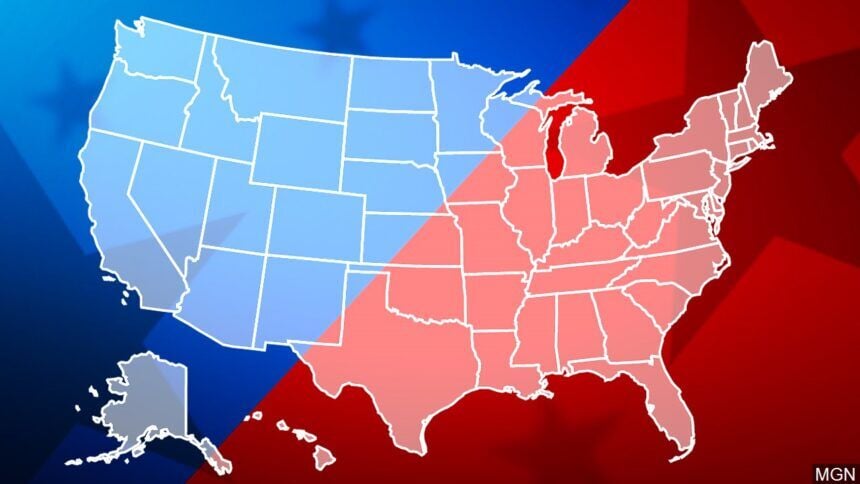 Blue and Red States - 270toWin