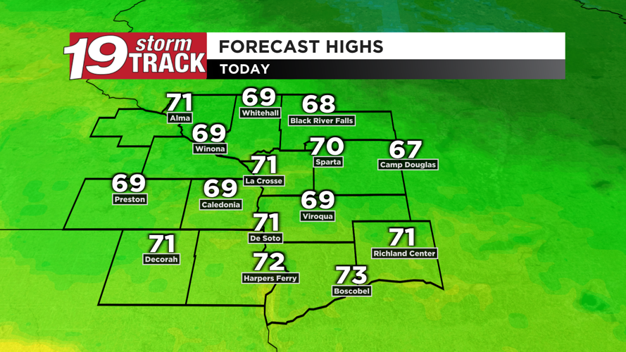 Off and on rain chances to continue going forward along with mild ...