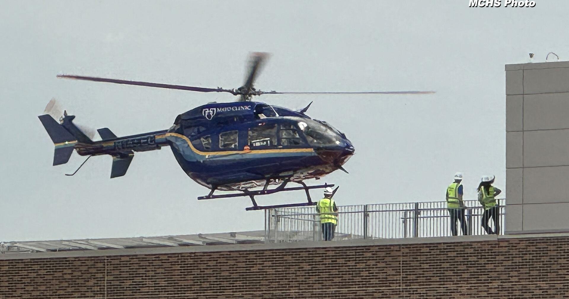 Mayo tests out helipad on new hospital building - Vimarsana News