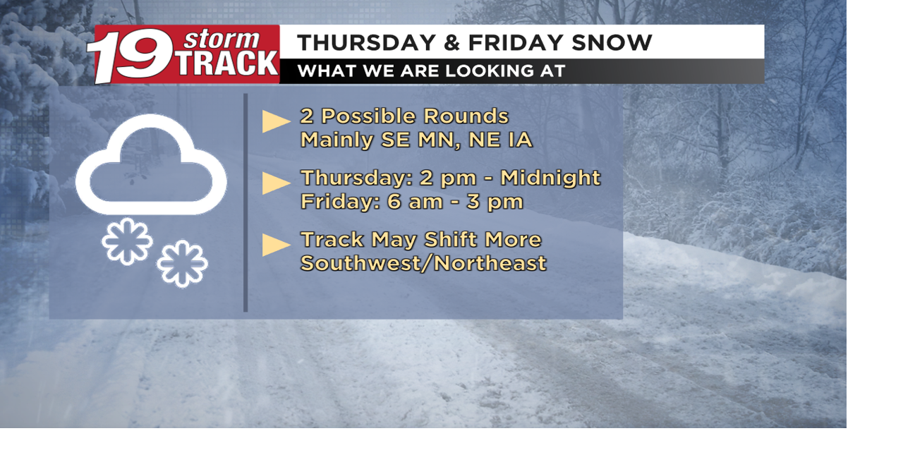 Chance of light snow showers on Thursday evening and Friday | Top ...