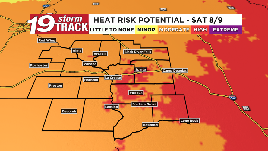 Humid weather set to return along with daily chances for some showers ...