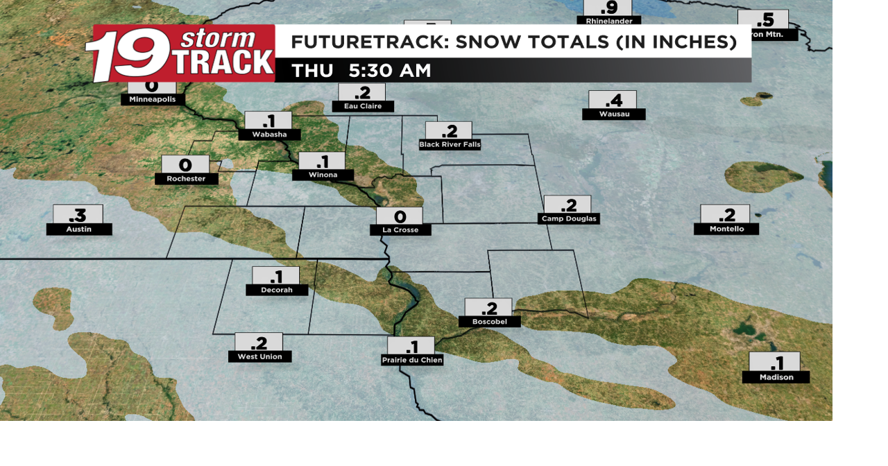A Couple snow chances for Wednesday with bitterly cold temps on ...