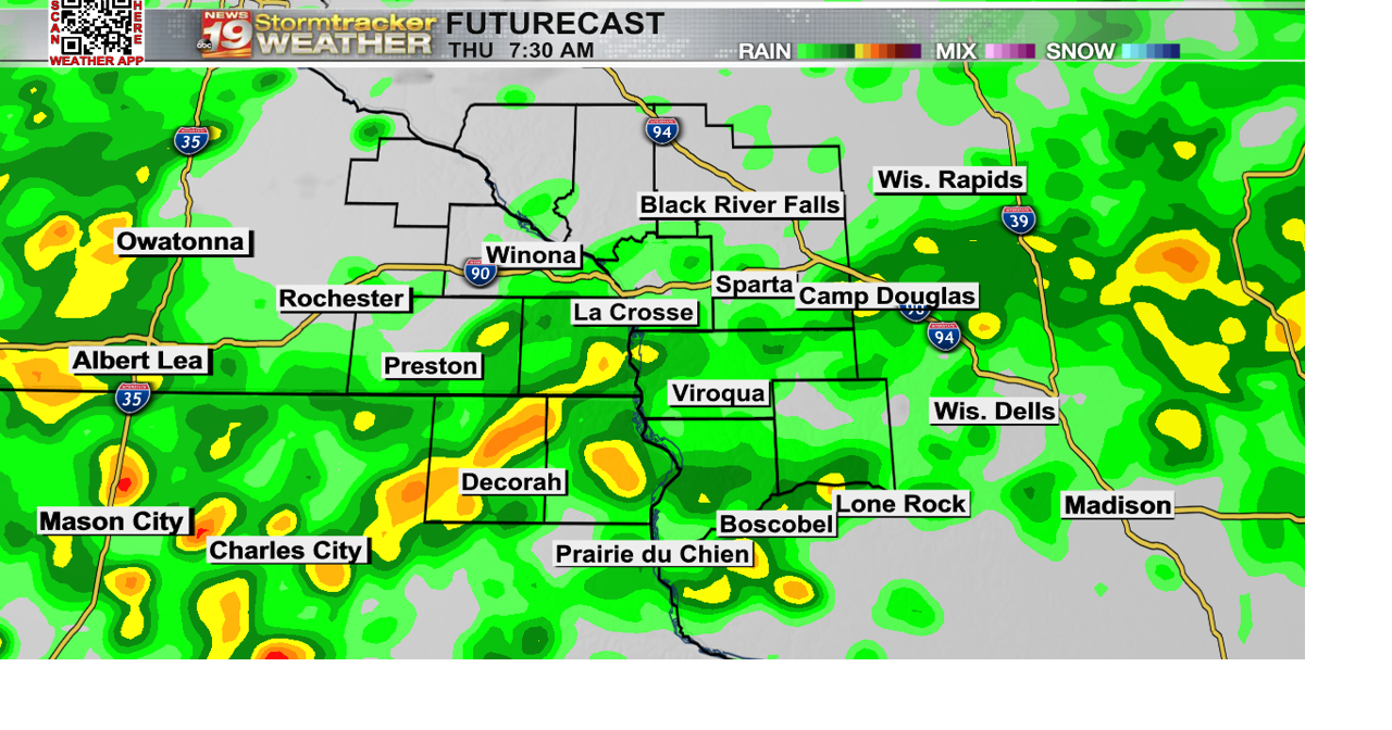 Drying out Wednesday ahead of more late week rain chances | 19 Storm ...