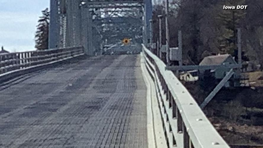 Iowa DOT says Lansing Bridge 'moved', will remain closed indefinitely