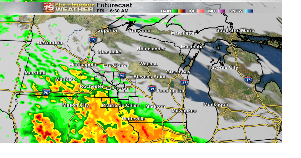 A sunny and seasonable Thursday before a rain and storm chance Friday ...