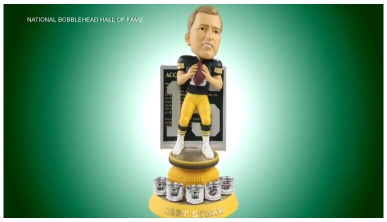 Bart Starr Green Bay Packers bobblehead series unveiled, News