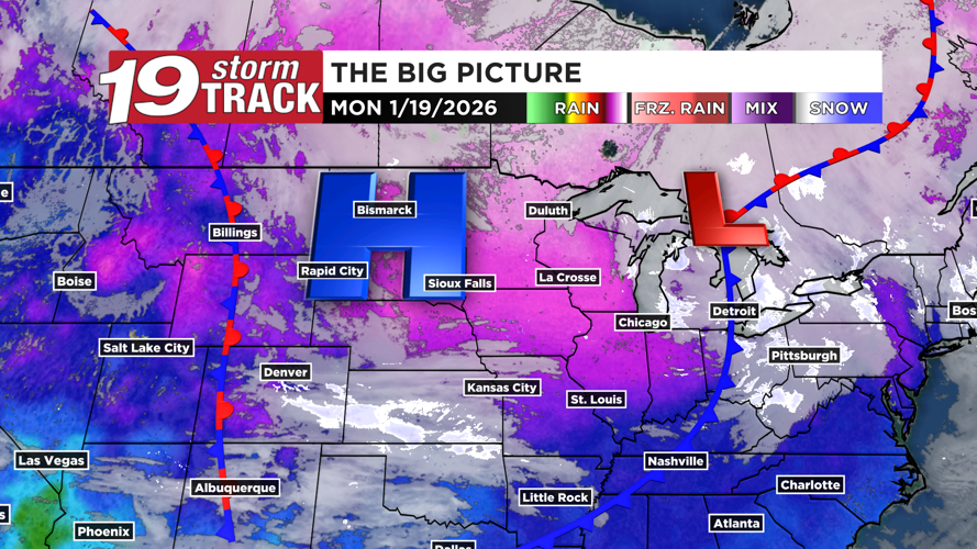 A bitterly cold Monday ahead; snow showers return for midweek | 19 ...