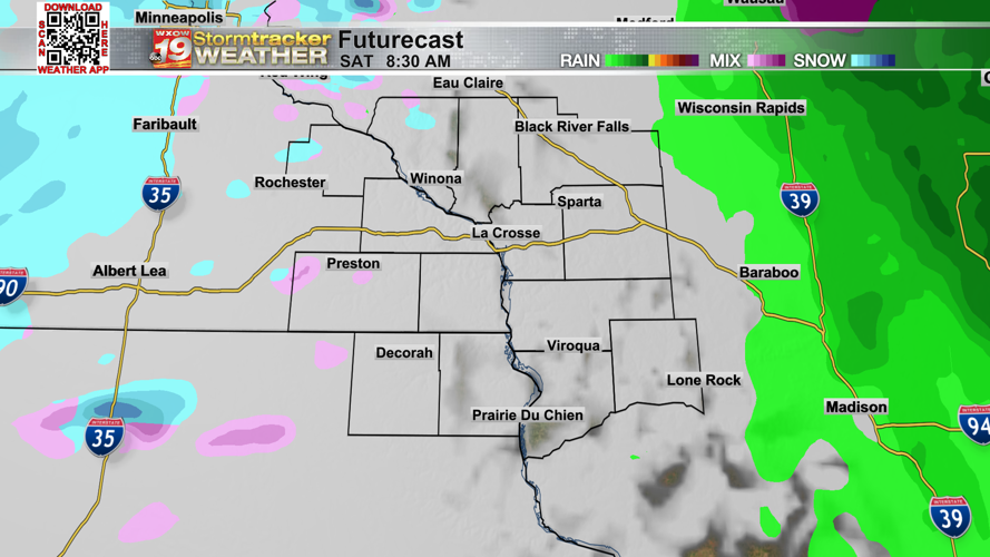 A bit of rain Friday night into Saturday with possible snow in the ...