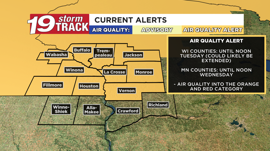 Widespread rain and thunderstorms expected today; air quality to ...