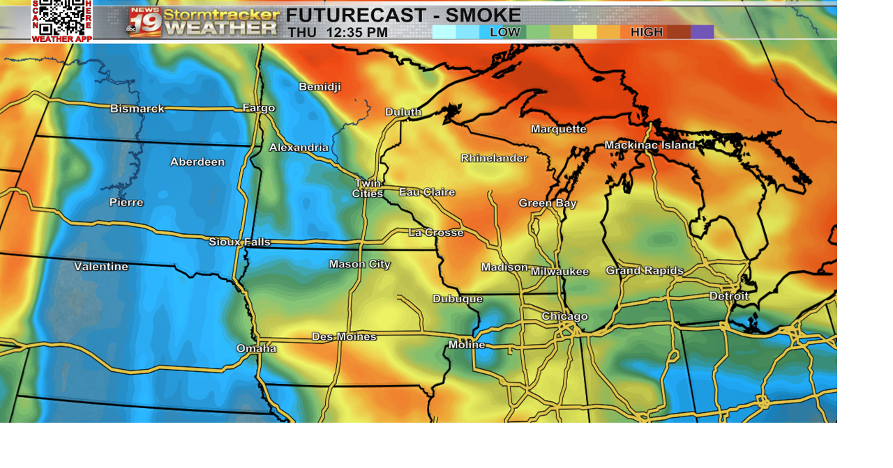 More heat and haze through the end of the week | 19 Storm Track ...