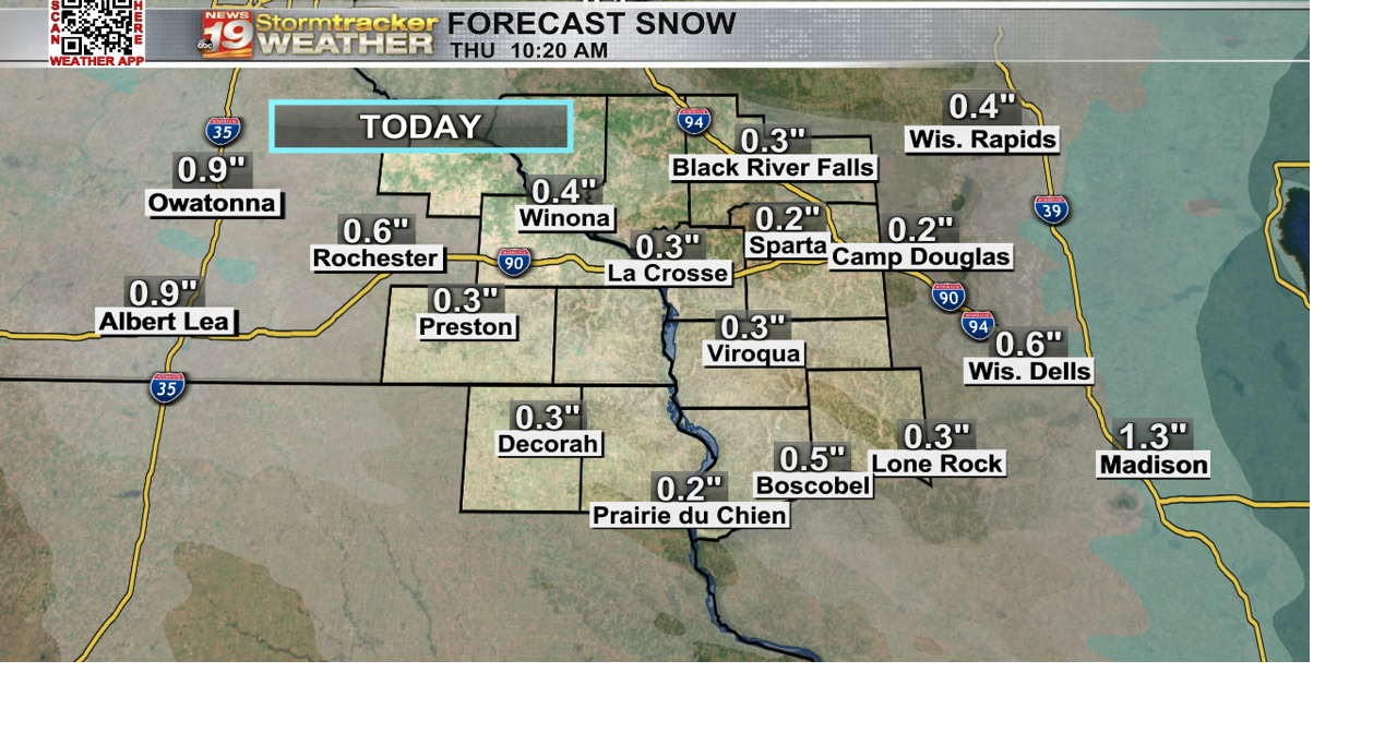 Chances for a few flurries continue throughout our Wednesday evening ...