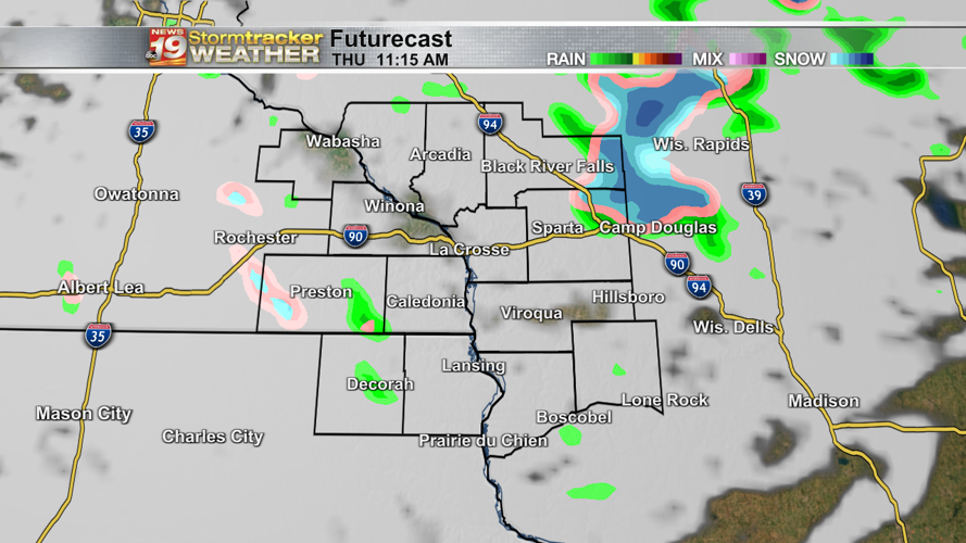 Northerly winds give the Coulee Region a taste of Winter with few mixed