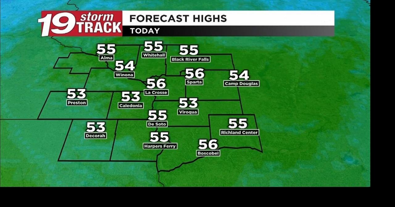 Outside of a very small rain chance Friday night, the next few days are ...