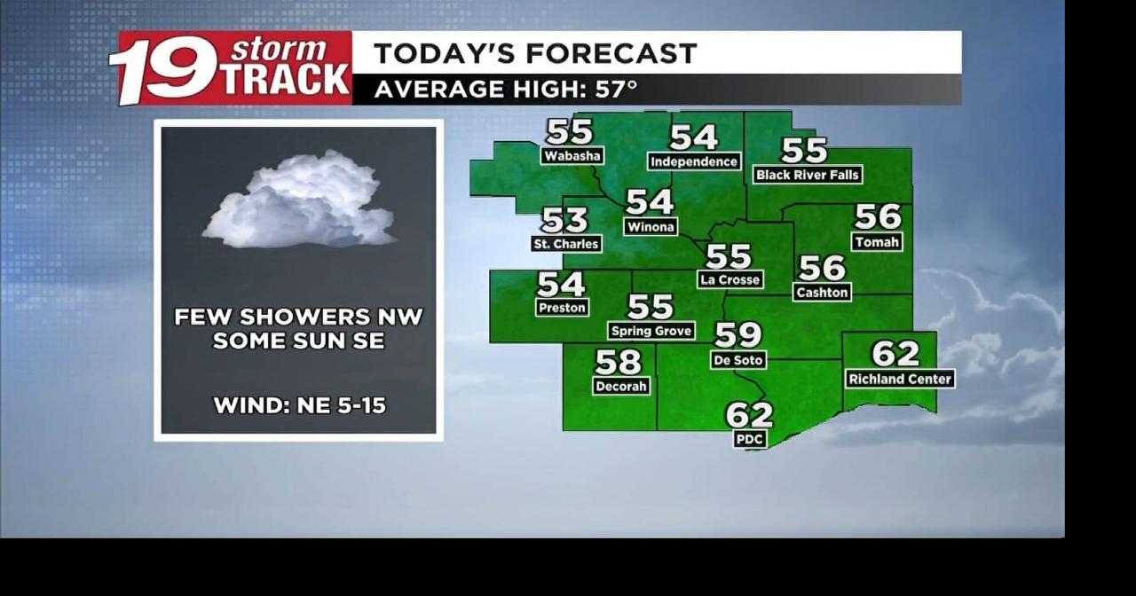 Warmer temperatures to return after a brief spell of seasonable ...