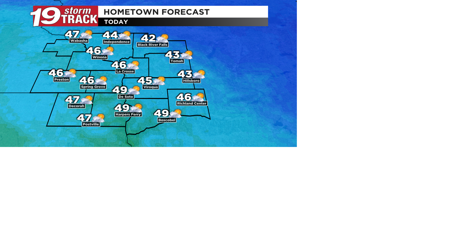 Clearing skies and warm temperatures expected today; 50s likely over ...