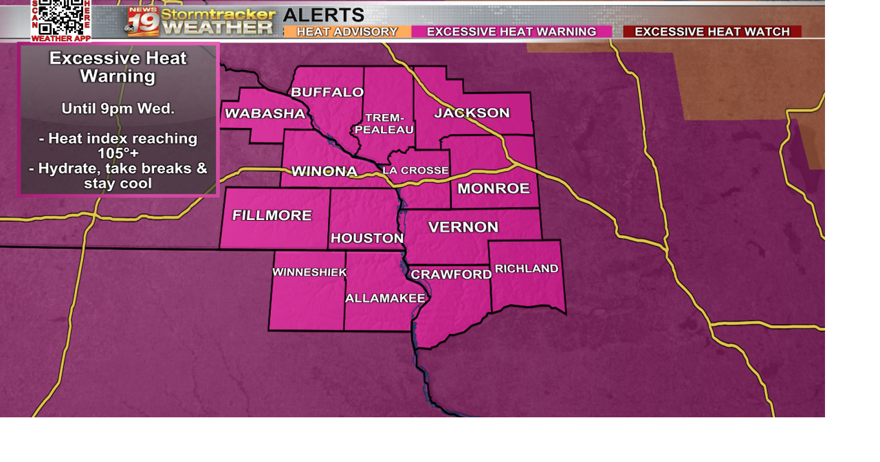 One more dangerously hot day ahead of a temperature cool down | 19 ...
