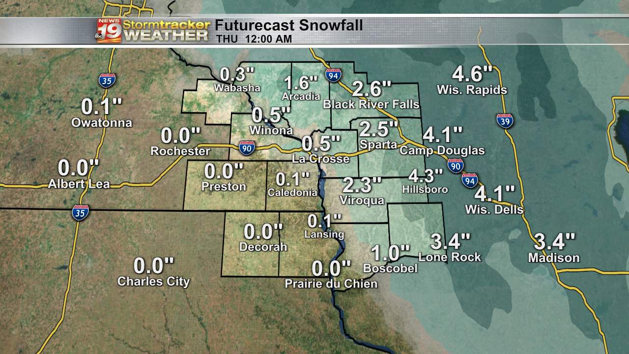 Rain And Mix Turns To Snow Wednesday Night Making For Low Visibility ...