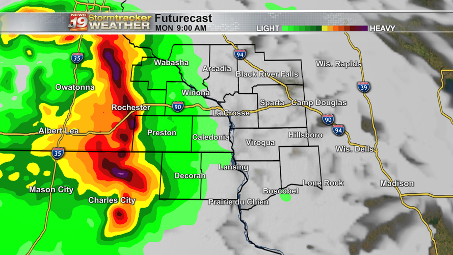 Severe weather possible across the Coulee Region on Monday Weather