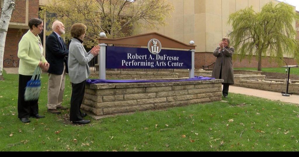 WSU dedicates the Robert A. DuFresne Performing Arts Center News