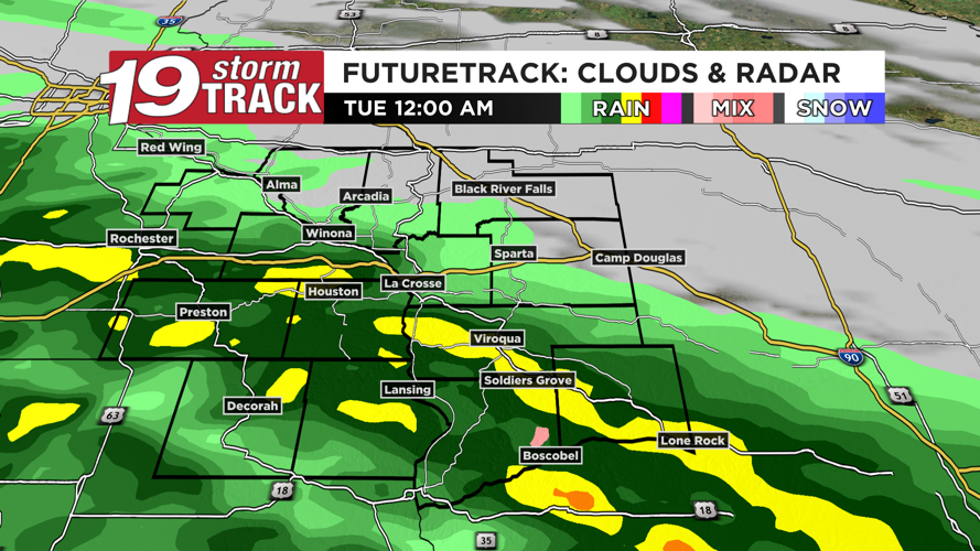 Dry today but tracking rain and snow chances for tonight into the first ...