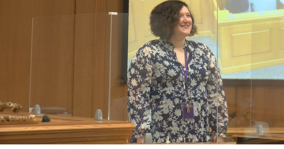 Goyette sworn in as new La Crosse Co Clerk of Courts News wxow com