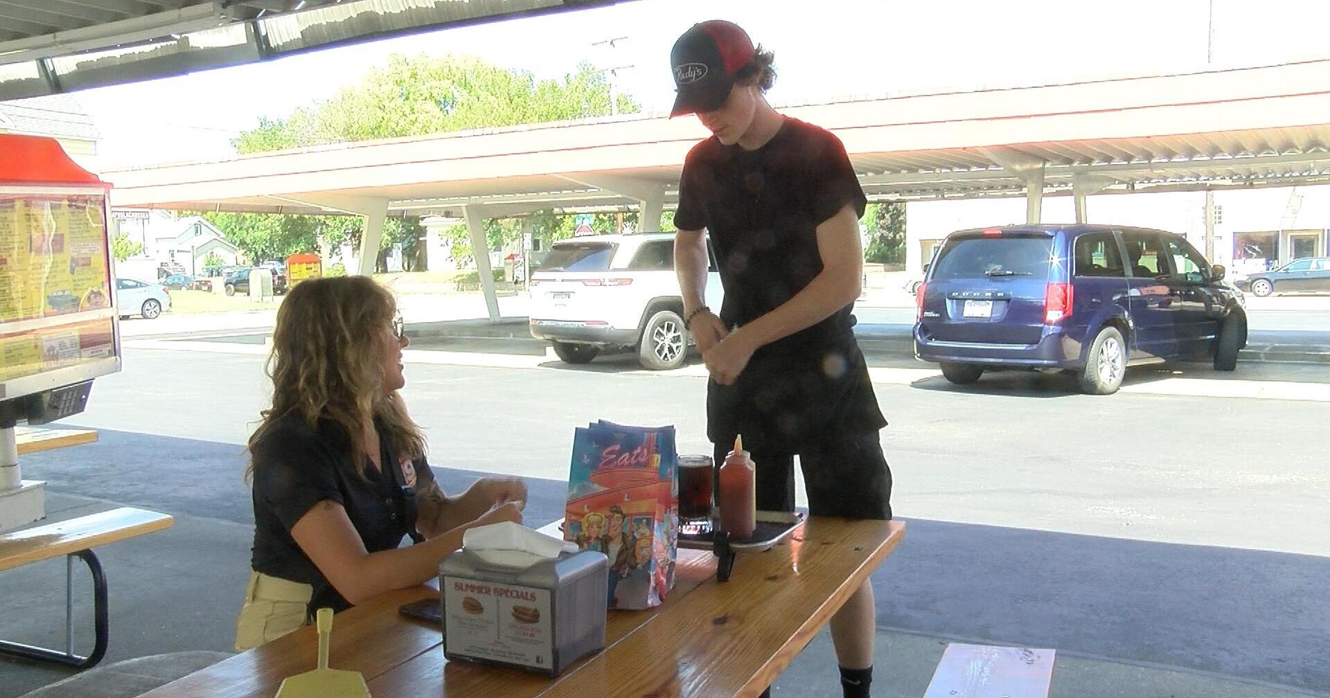 First male Carhop serves at Rudy's Drive-In - Vimarsana News
