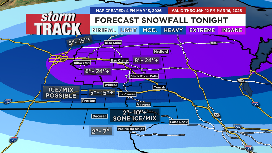 Weekend winter storm will impact travel whether it's all snow or if ...
