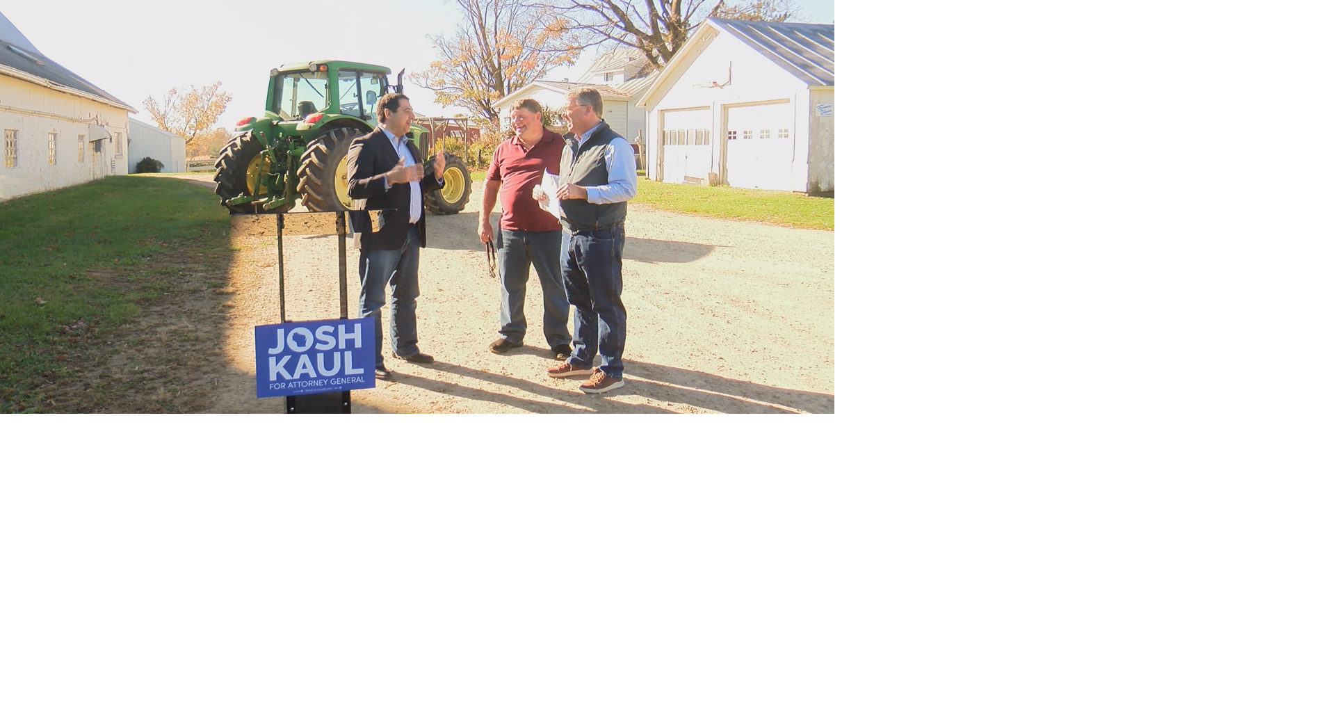 Wisconsin AG Kaul visits farm to discuss Right to Repair legislation and tariffs