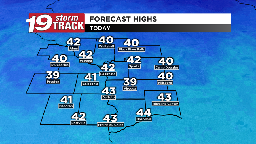 A chilly and blustery start to the week but warmer temperatures will ...
