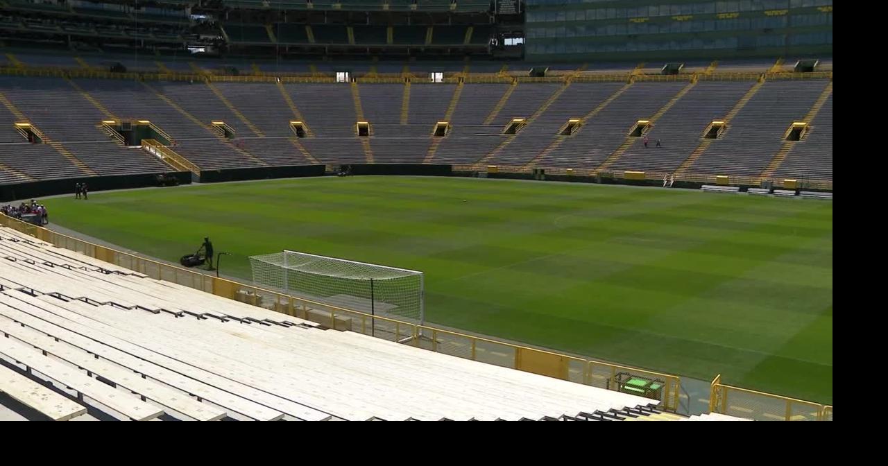 Lambeau Field prepares for historic soccer match Video
