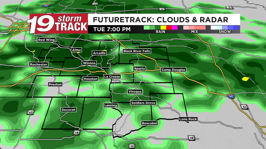 Rain chances in the forecast for the next several days; surge of warm ...