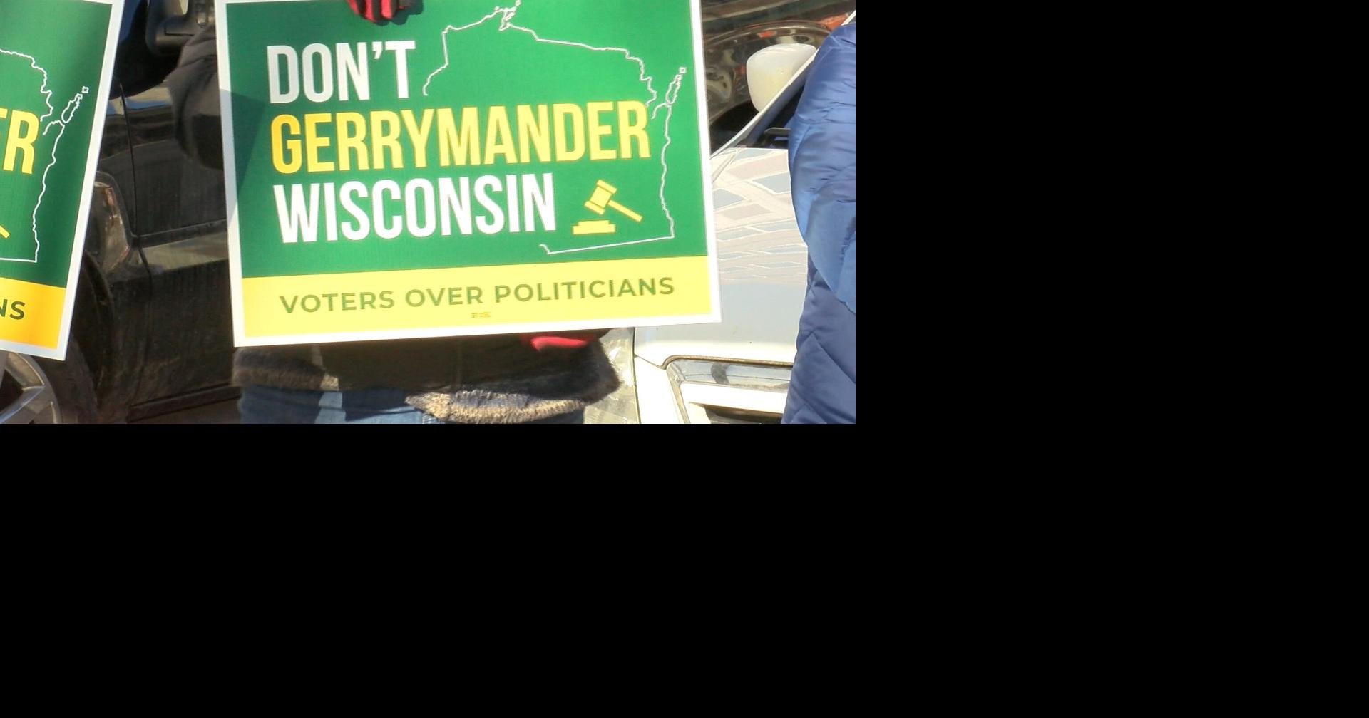 A rally for fair district mapping in La Crosse to raise awareness Top