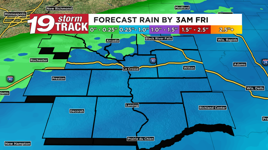 Rain Thursday evening potentially turning to snow overnight | Top ...