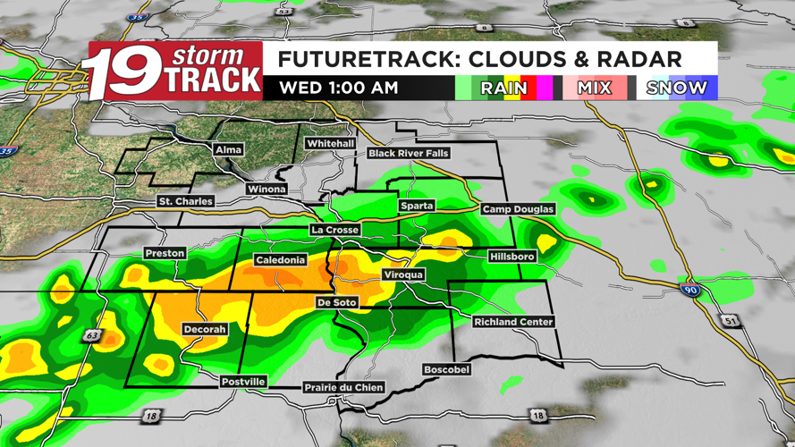 Pop-up showers and storms around the next two days before rain chances ...