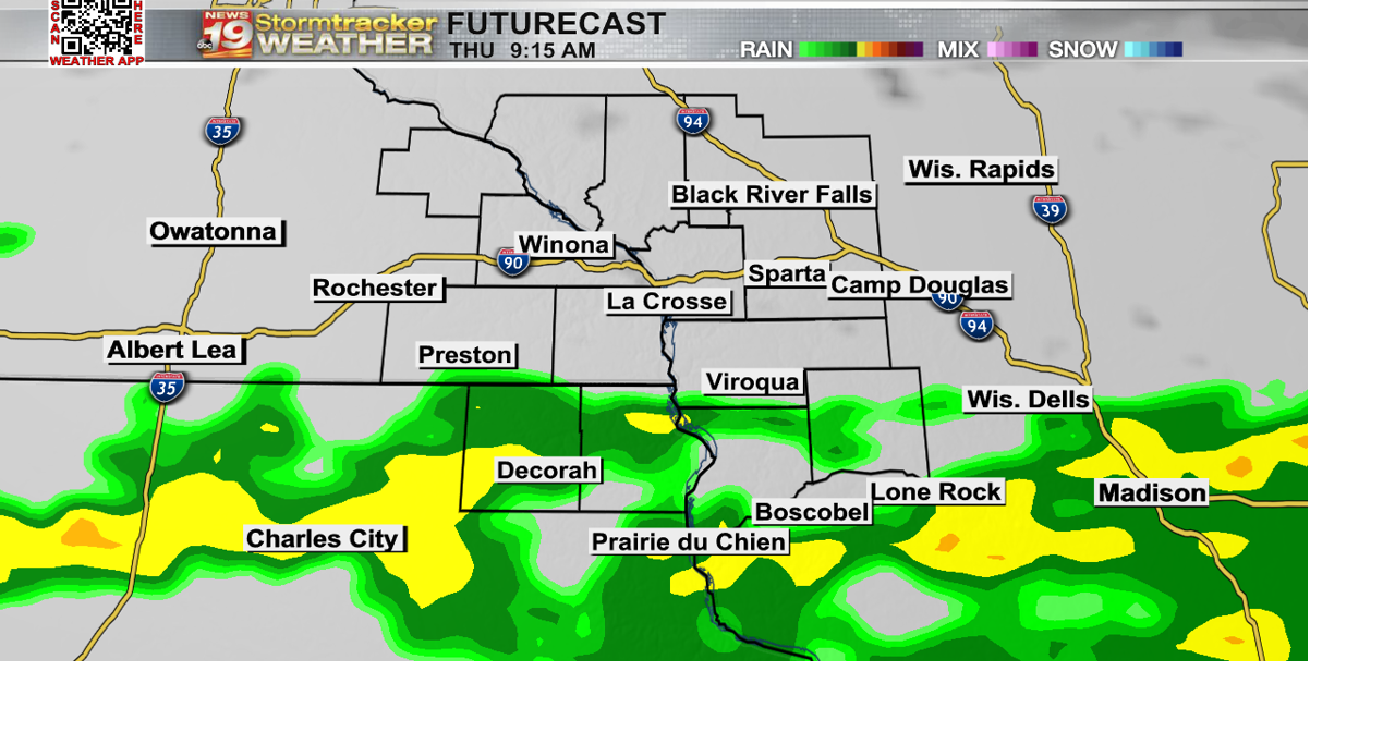 A few Thursday rain chances, then a mild and breezy weekend | 19 Storm ...