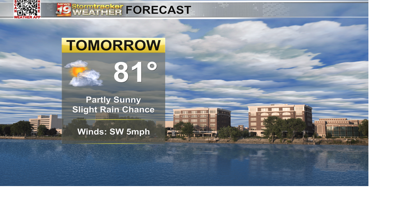 You can expect temps in the low 80s and rain chances for the next ...