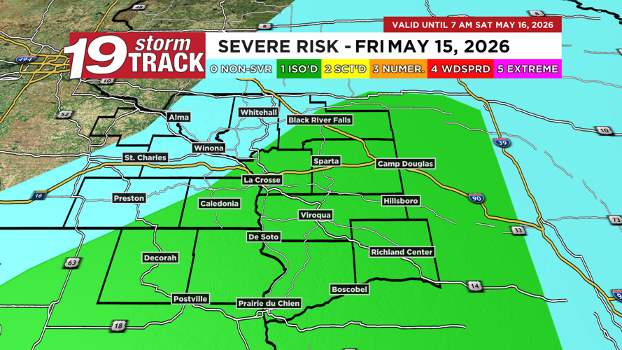 Tracking warm temperatures and a couple chances for showers and ...
