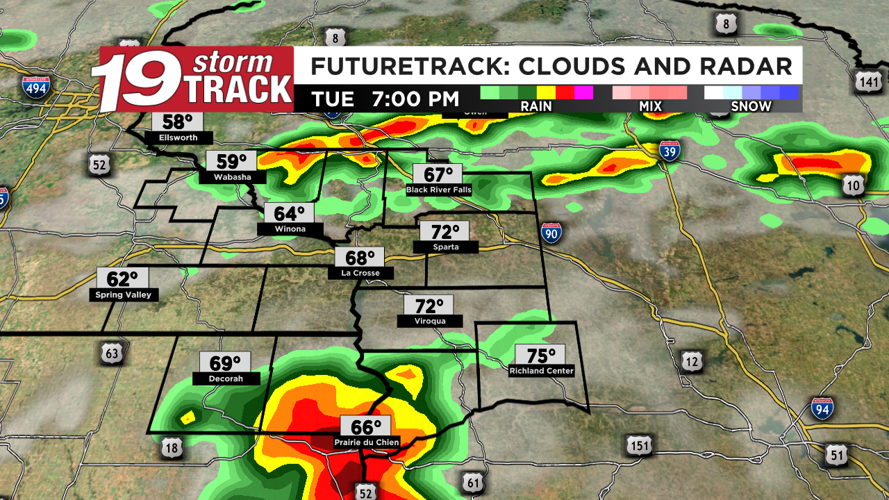 Strong to severe storms tonight with large hail, damaging winds, and a ...