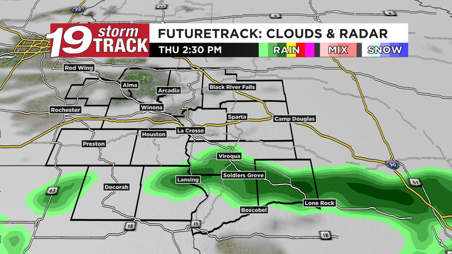 Cooler temperatures around the next few days with low chances for ...