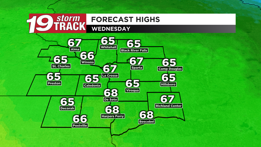 A sunny and seasonable Monday ahead | 19 Storm Track Weather | wxow.com