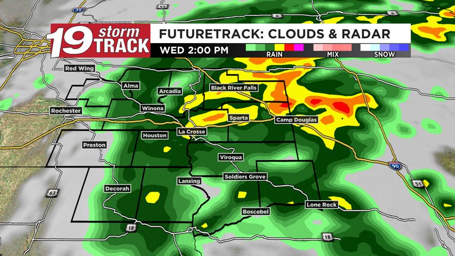 Off and on shower and storms around from Tuesday afternoon through ...