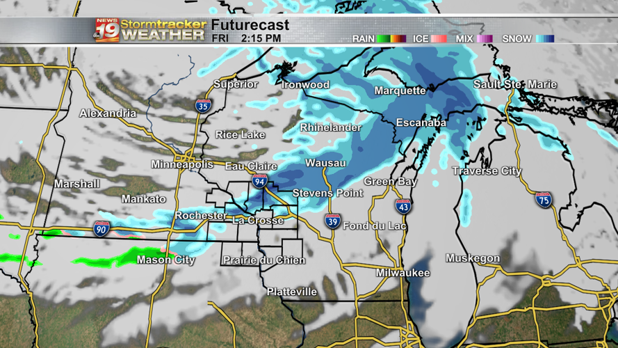High impacts possible from wind and snow Weather