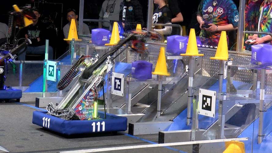 Robots battle it out at Seven Rivers Regional Competition | News | wxow.com