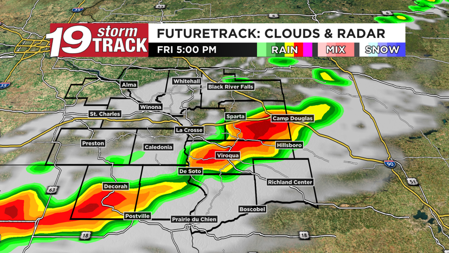 Tracking warm temperatures and a couple chances for showers and ...