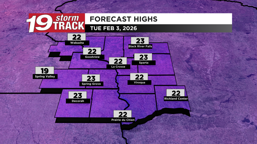 Temperatures on the rise this week with only a few chances of ...