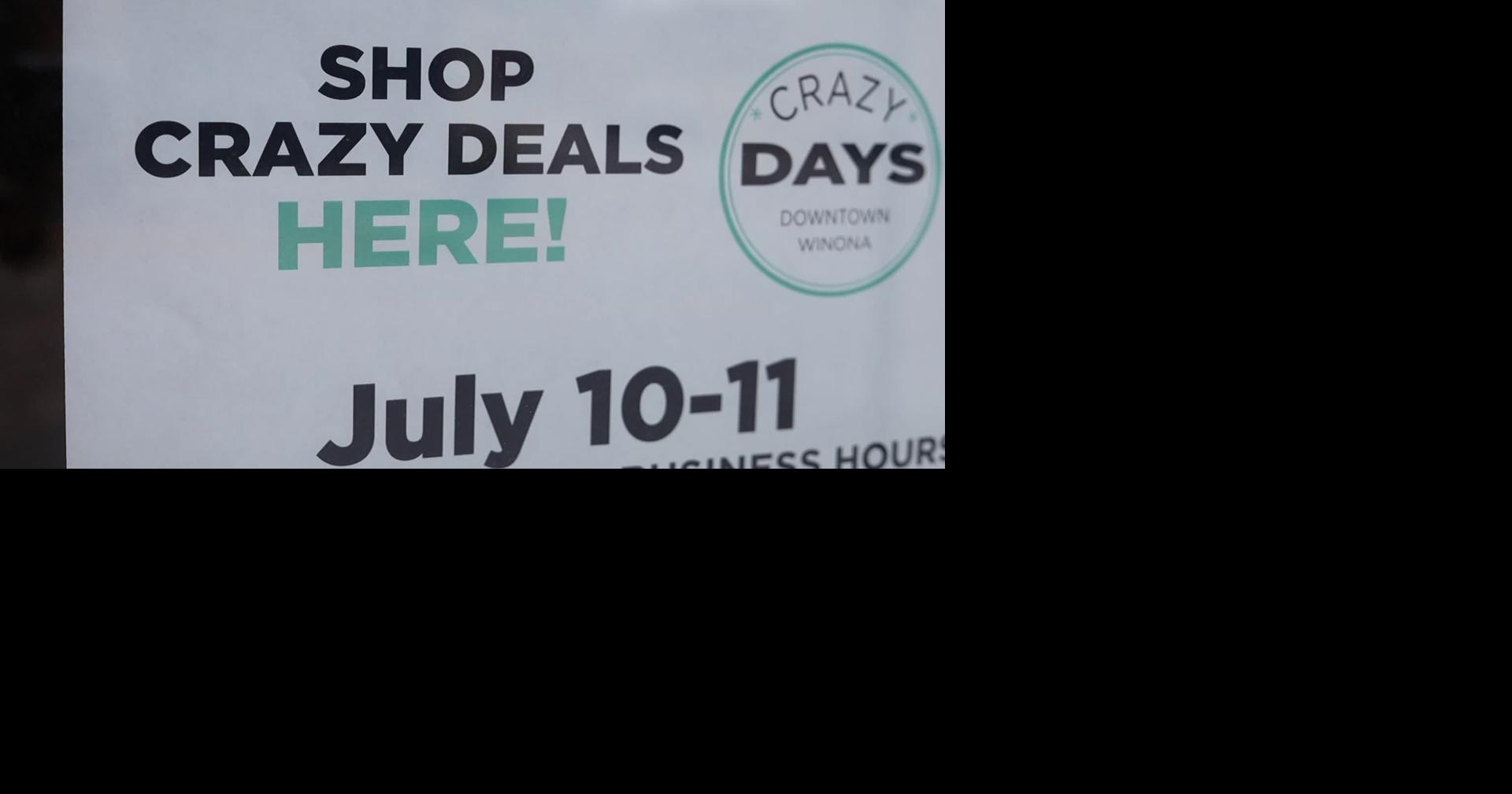 Crazy Days returns to downtown Winona with focus on supporting local businesses