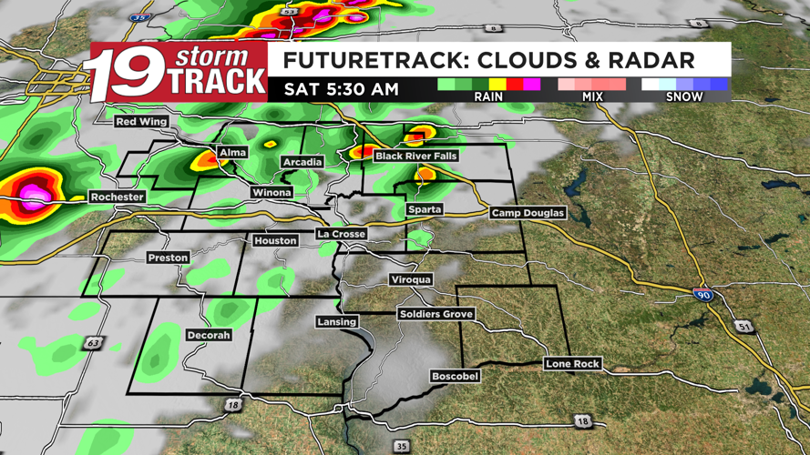 Tracking toasty and very humid condtions along with some storm chances ...